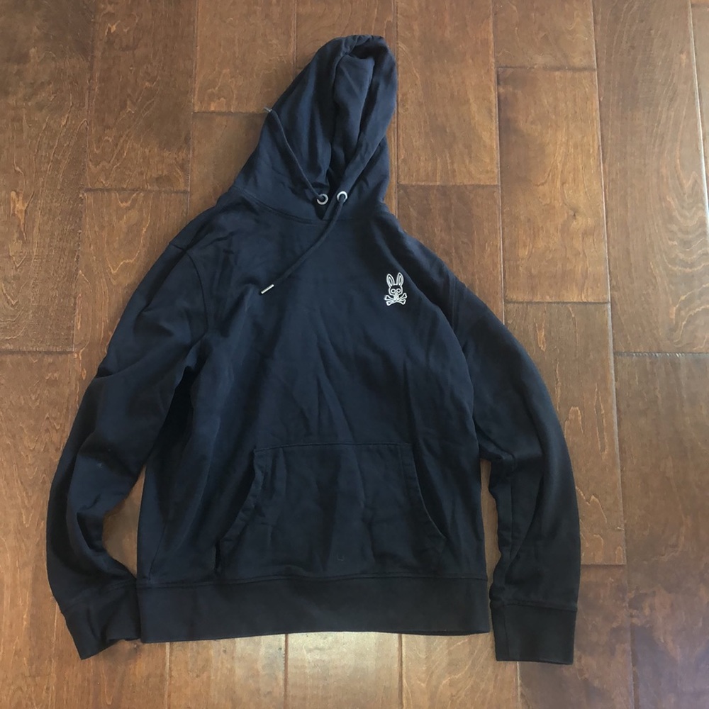 Psycho Bunny hoodie, black, good condition